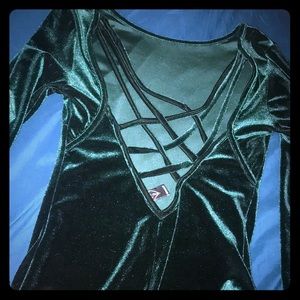 Mini long sleeve dress